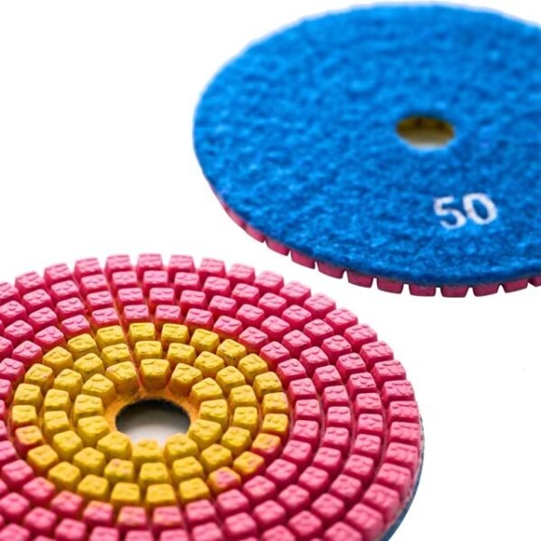4 Inch Flexible Grinder Tool Diamond Polishing Pads for Granite and Marble Stone - Image 4