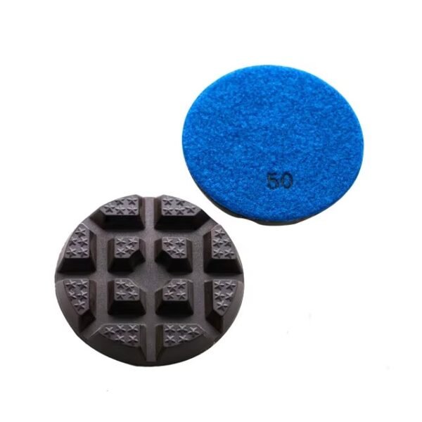 3IN Customizable OEM Diamond Floor Polishing Pads Lixamento a seco para lixamento de concreto Granito Buff Grit Backing Pads