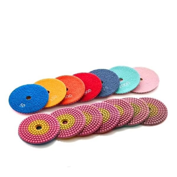 4 Inch Flexible Grinder Tool Diamond Polishing Pads for Granite and Marble Stone - Image 6